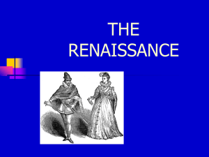the renaissance - Rowan County Schools
