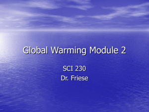 Global Warming Module 2