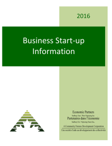 Business Start-Up Information