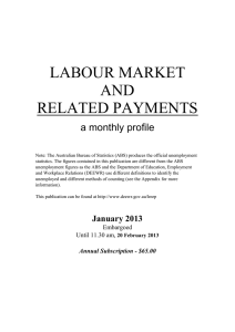 Labour Market and Related Payments January 2013