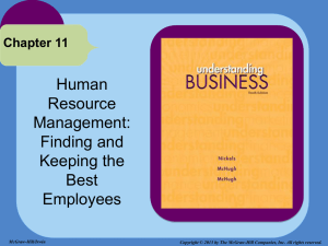 HUMAN RESOURCE MANAGEMENT - McGraw Hill Higher Education