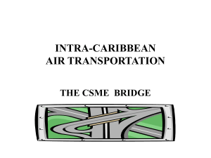 Intra-Caribbean air transportation : the CSME bridge