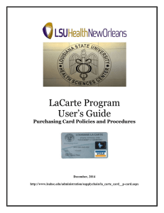 User Guide - LSU Health Sciences Center New Orleans