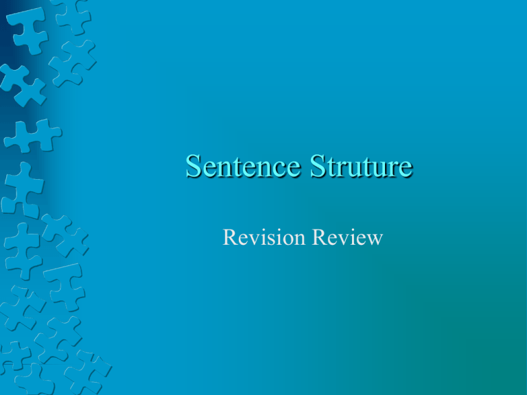 Sentence Structure