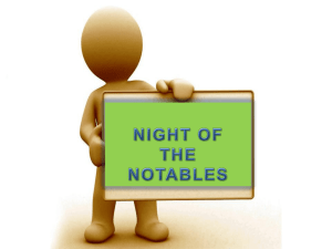 Night of Notables
