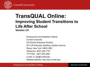 Presentation - Cornell University