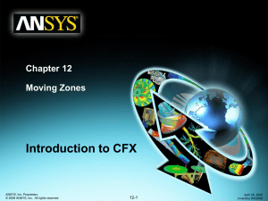 Moving Zones in ansys cfx tutorial