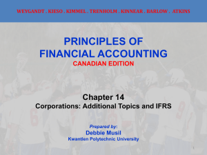 Additional Topics and IFRS Prepared by