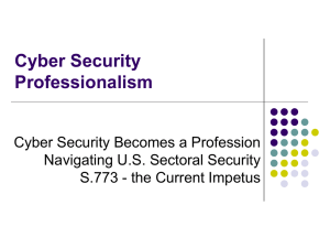 CyberSecurityProfessionalism