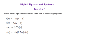 Digital Signals and Systems
