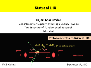 The LHC Experiment at CERN