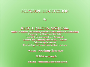 polygraph examiner