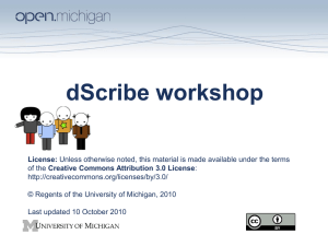 dscribe_workshop - Open.Michigan