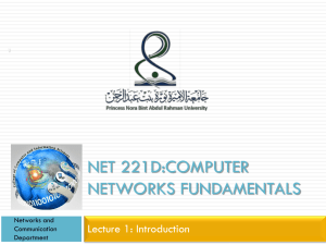 NET 221D:Computer Networks Fundamentals