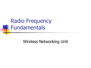 Radio Frequency Fundamentals