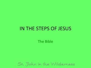 in his steps - St. John in the Wilderness Church