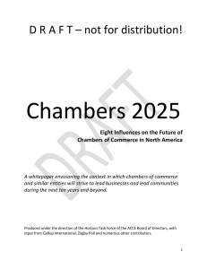 CHAMBERS 2025 - American Chamber of Commerce Executives