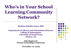 Social network analysis and the social networks of public schools