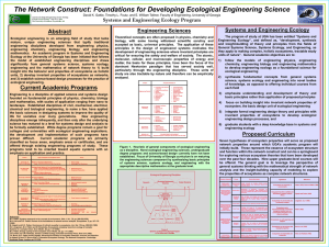 Poster - American Ecological Engineering Society