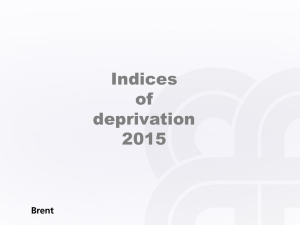 Indices of deprivation 2015 Brent