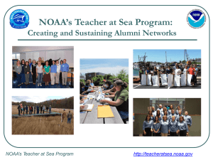 NOAA Teacher at Sea Program - UCSF Biochemistry & Biophysics
