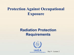 Occupational Exposure IAEA - International Atomic Energy Agency