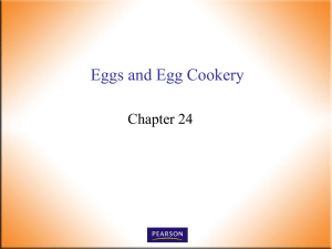Chapter 24 Eggs and Egg Cookery