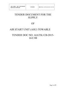 tender for ASU - SH 14-11-15