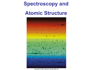 Spectra and Atomic Structure