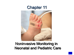 Non-invasive Monitoring in Neonatal and Pediatric Care