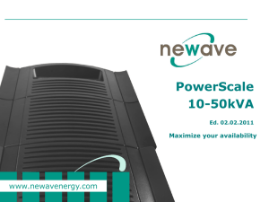 Sales Presentation Powerscale 10-50Kva