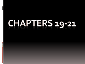 Chapters 19-21