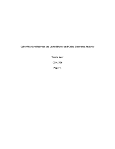 Paper 1 - Cyber Warfare Discourse Analysis (redo)