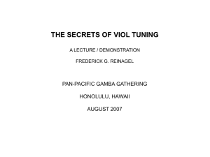 the secrets of viol tuning