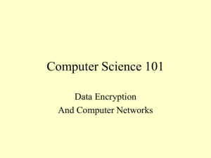 Lecture 25 - Data Encryption