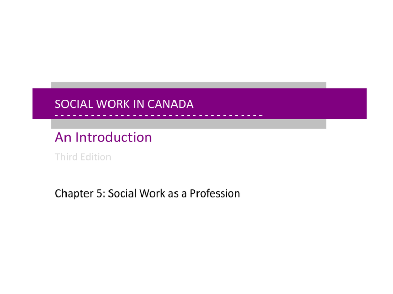 social work short courses in canada