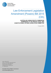 AHRC-20150605-Submission-re-Law-Enforcement-Powers