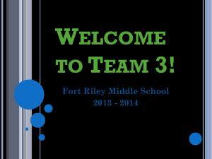 Welcome to Team 3! - Geary County Schools USD 475