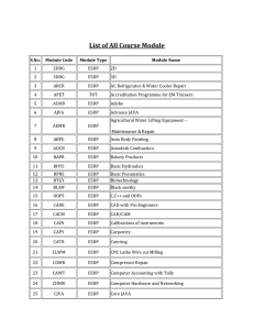 List of All Course Module
