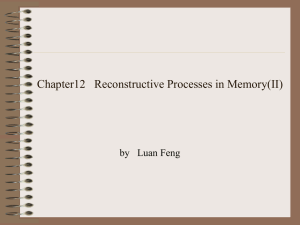 2. Recovered Memories