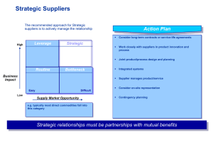 Strategic Positioning Action Plans