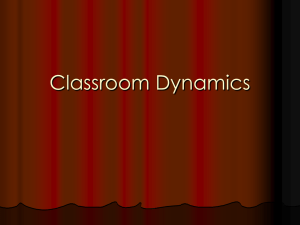 1-Classroom Dynamics
