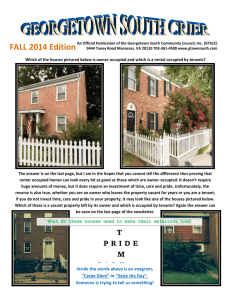 FALL 2014 Edition - Georgetown South Community Council