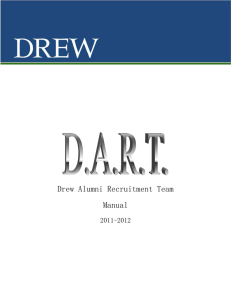 DART Program Welcome and Introduction