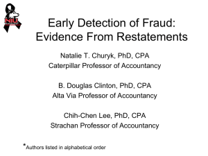 2010AAA presentation_early detection of management fraud