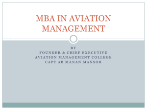 mba in aviation management