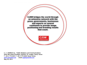 CJSW Bridging the World