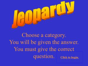 Jeopardy game - ESLwriting.org