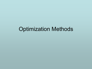 Optimization Methods