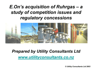 E.On's acquisition of Ruhrgas - a study of
